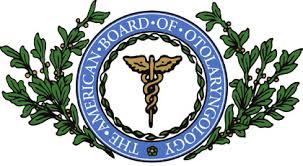 The American Boared of Otolaryngology - logo